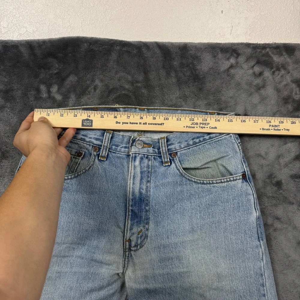 Levi's 515 Slim Straight Leg Jeans 33x30 Light Wash Blue Denim Cotton Canada